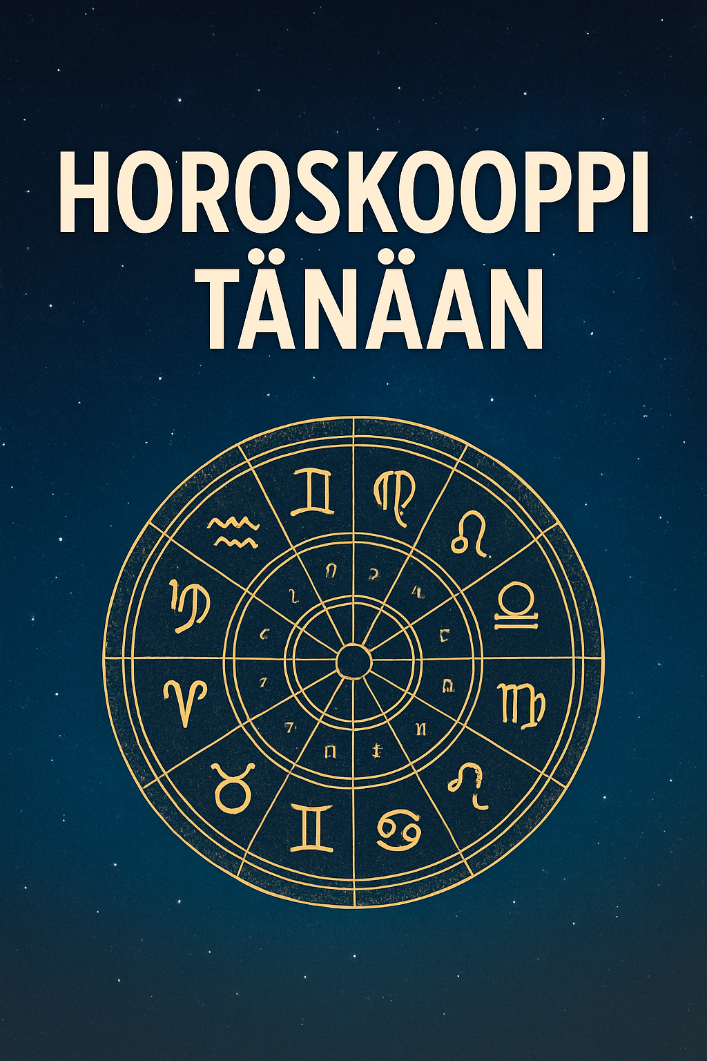 Horoskooppi tänään